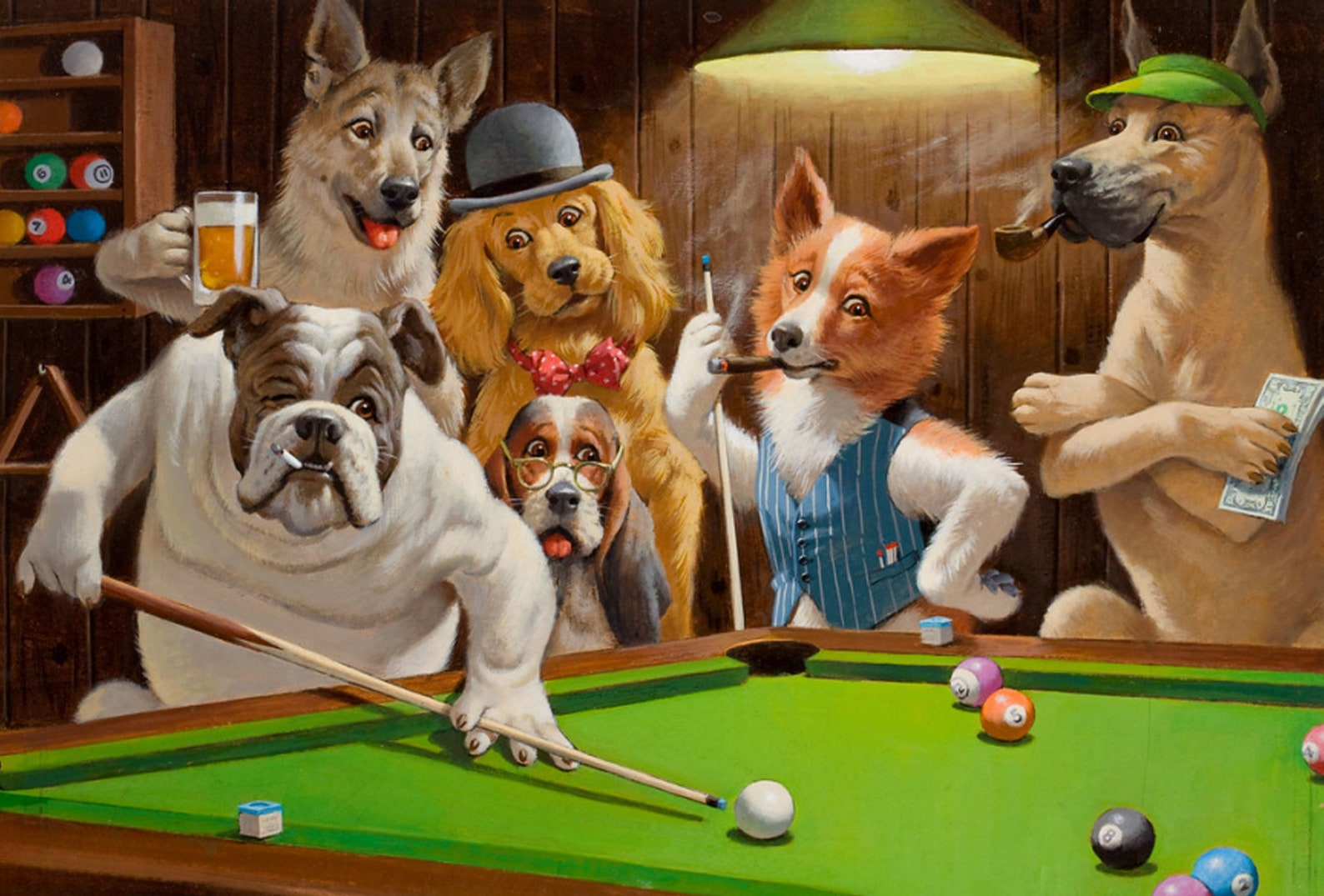 Huge dog-friendly patio with outdoor pool tables at Rack in Scottsdale